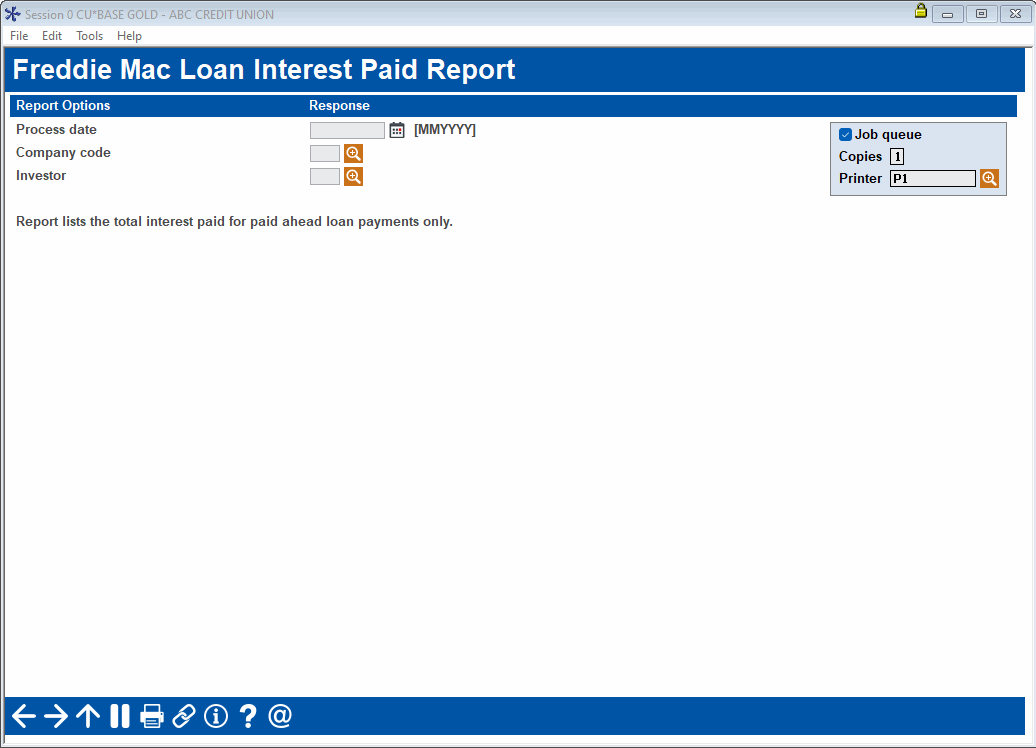 Freddie Mac Loan Interest Paid Report
