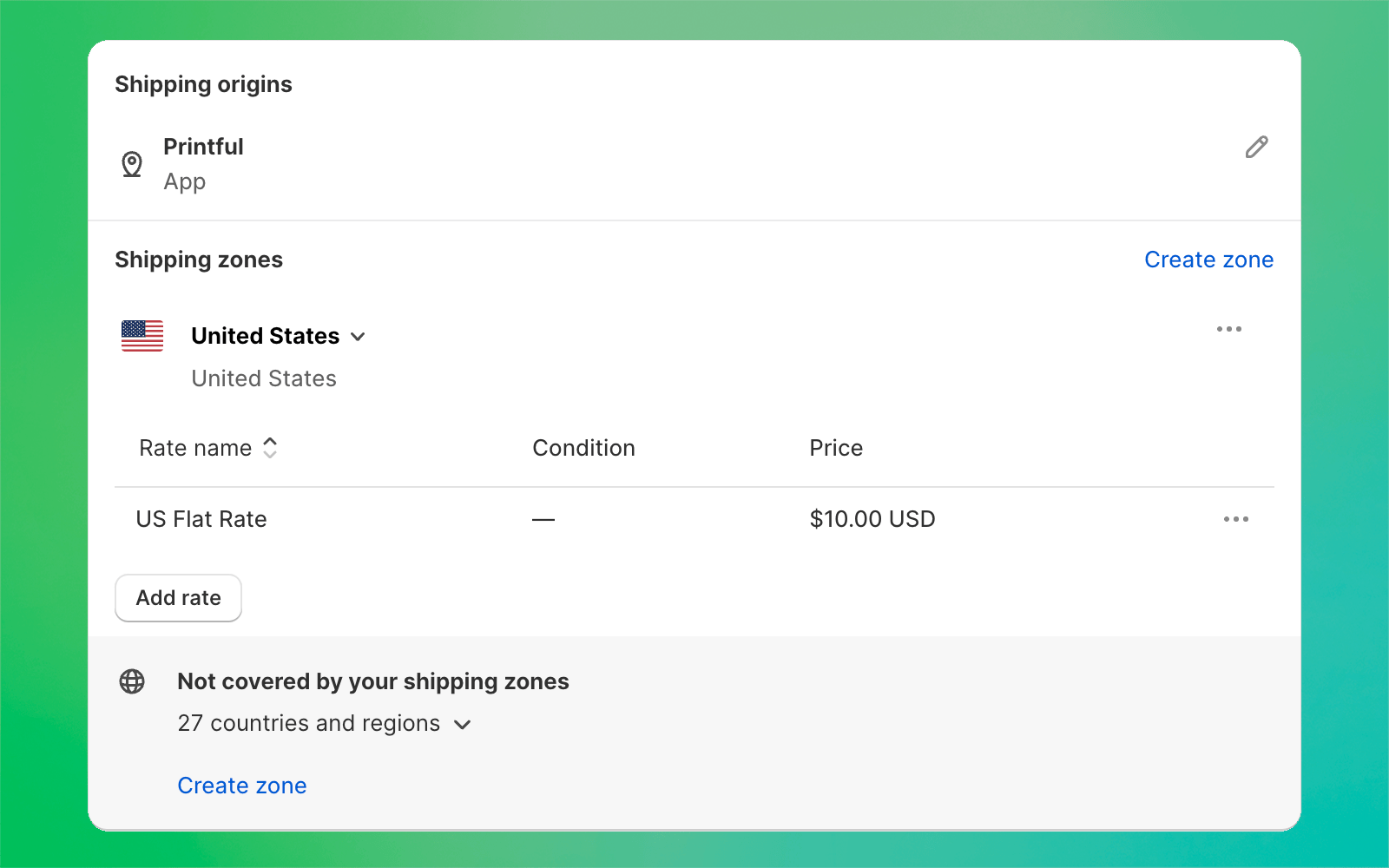 How does shipping and order tracking work for Printful Customily