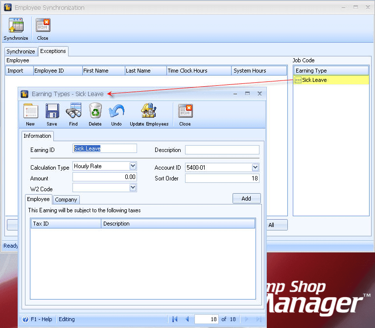 Synchronize Time Clock Plus with Custom Vantage Office