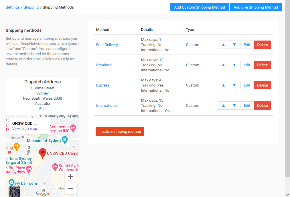 Set pricing for a custom shipping method Help