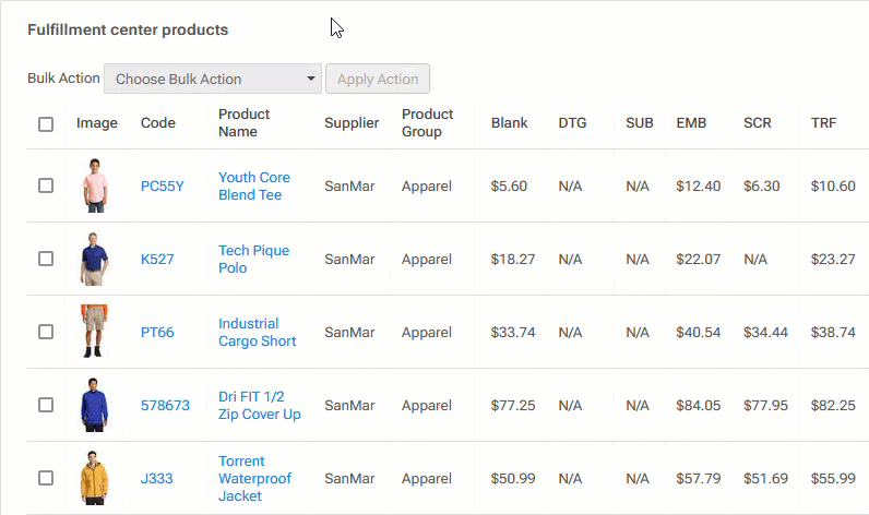 Delete products in bulk Help