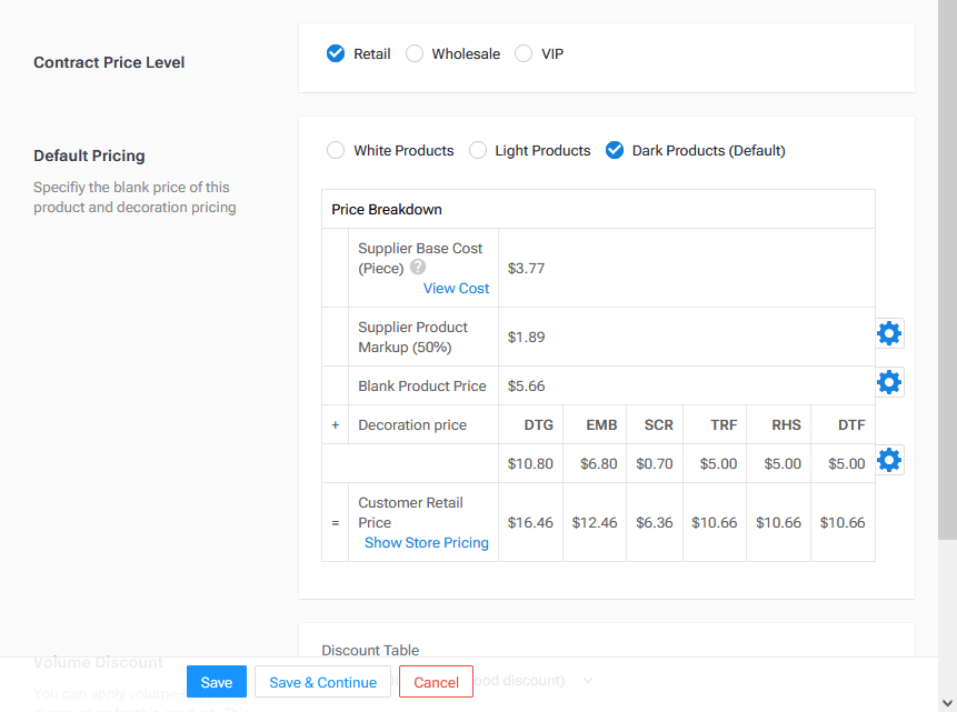 Set Up Decoration Pricing Per Location Help