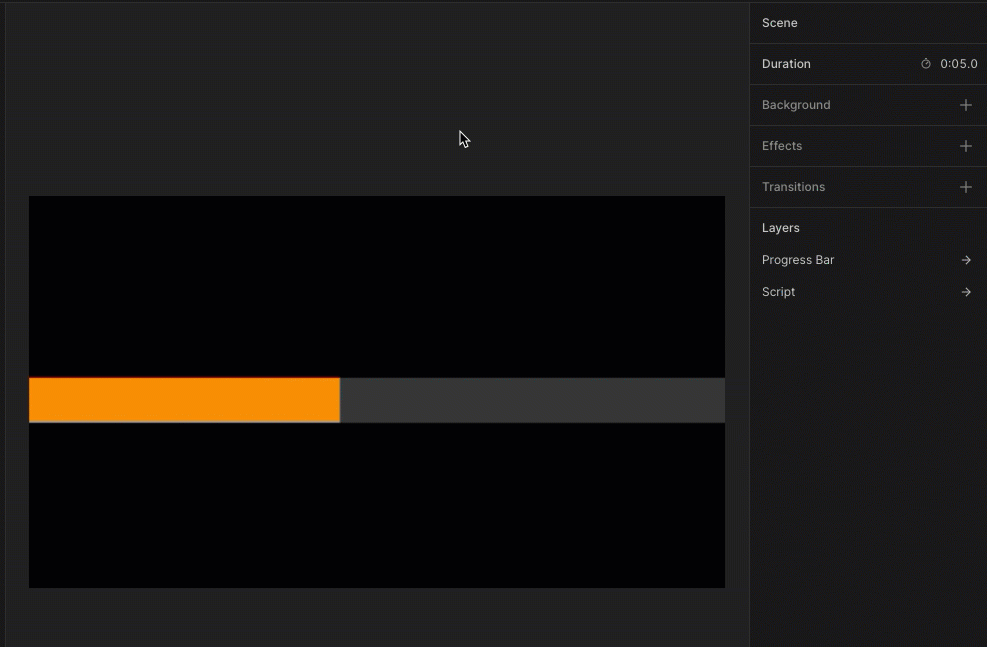 Progress bars Descript Help