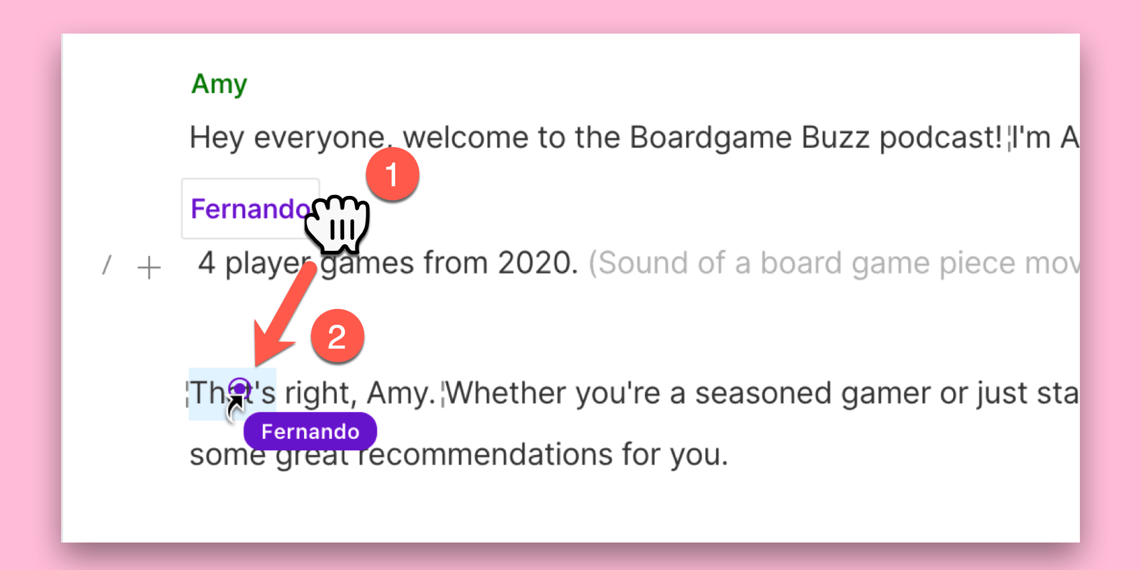 Speaker labels Descript Help