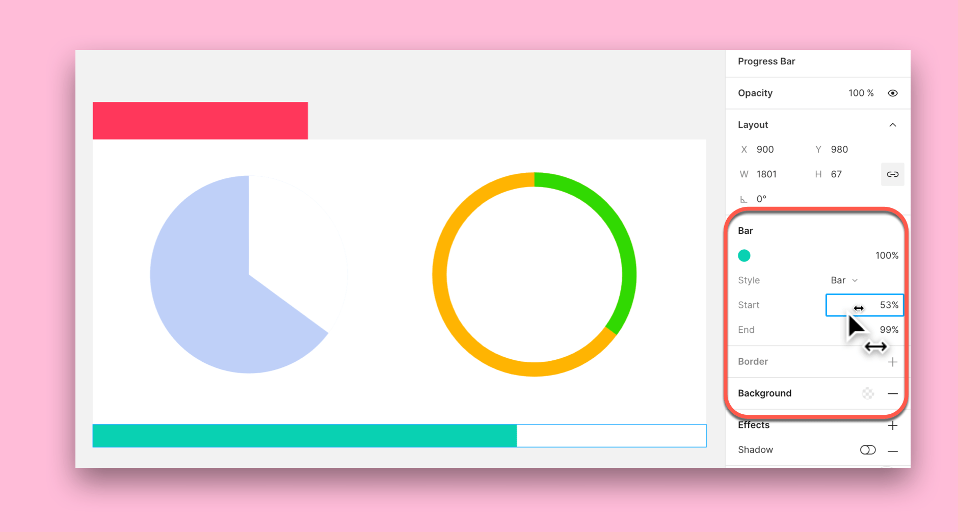Progress bars Descript Help