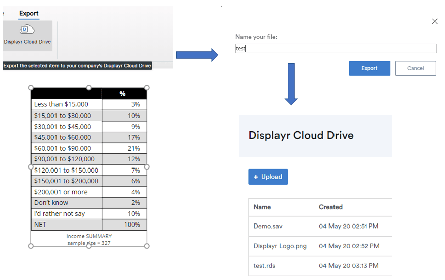 How to Use the Displayr Cloud Drive Displayr Help