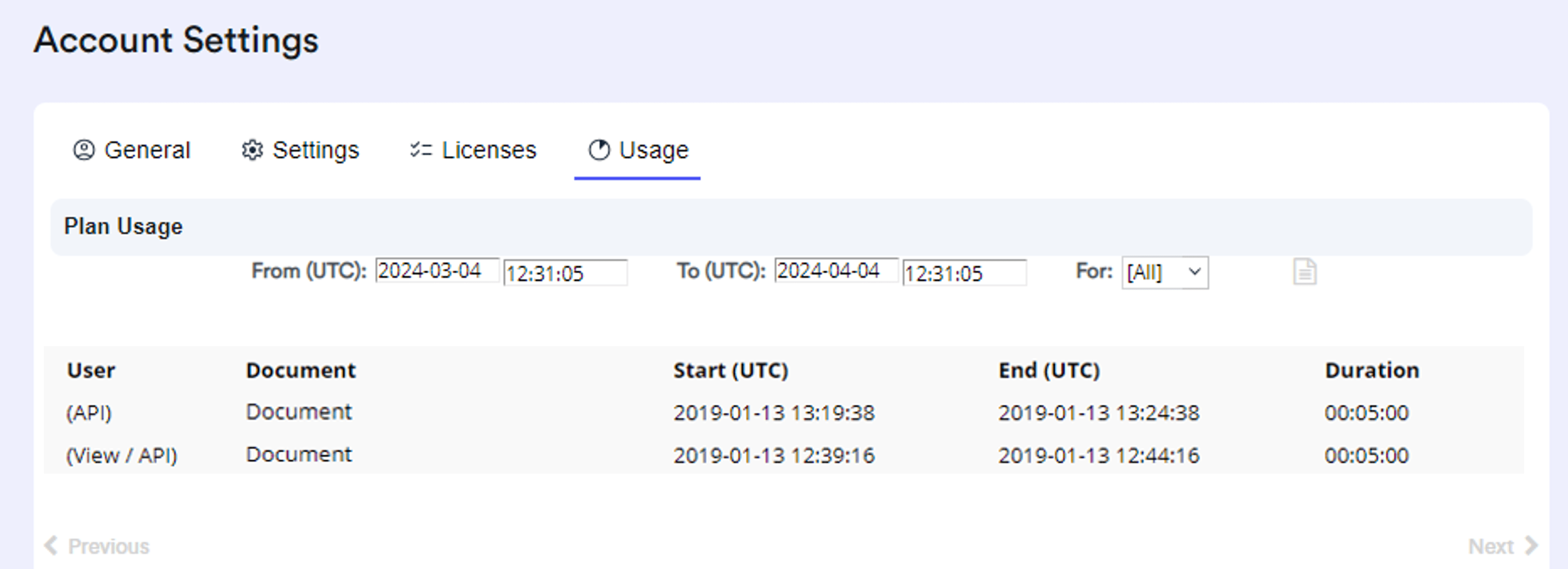 How to Track Your Displayr Usage Displayr Help