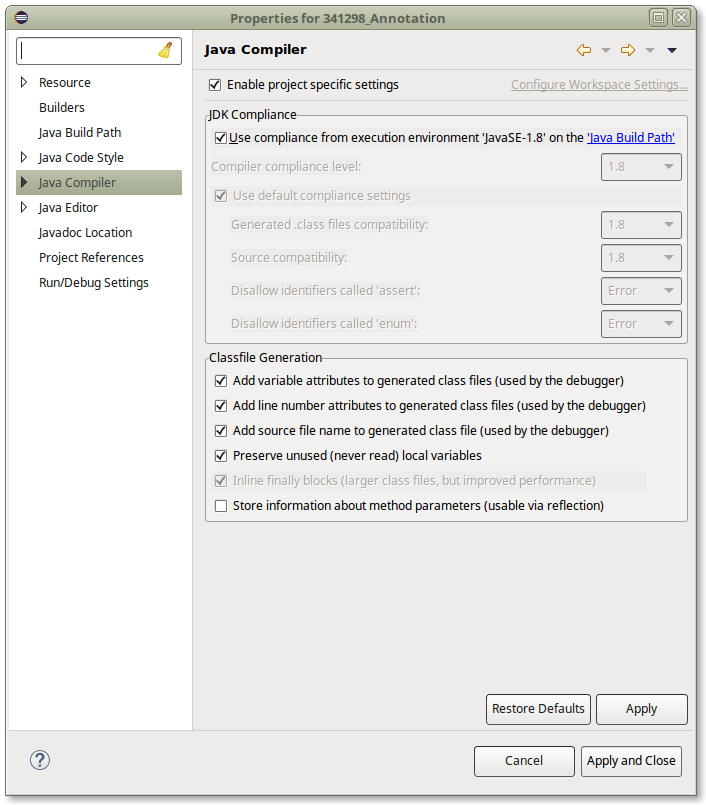 Getting started with APT in Eclipse