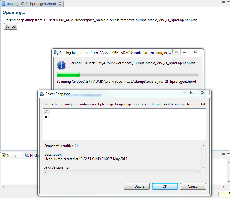 Acquiring Heap Dumps