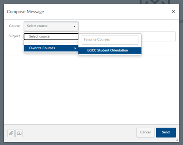 Using the Canvas Inbox