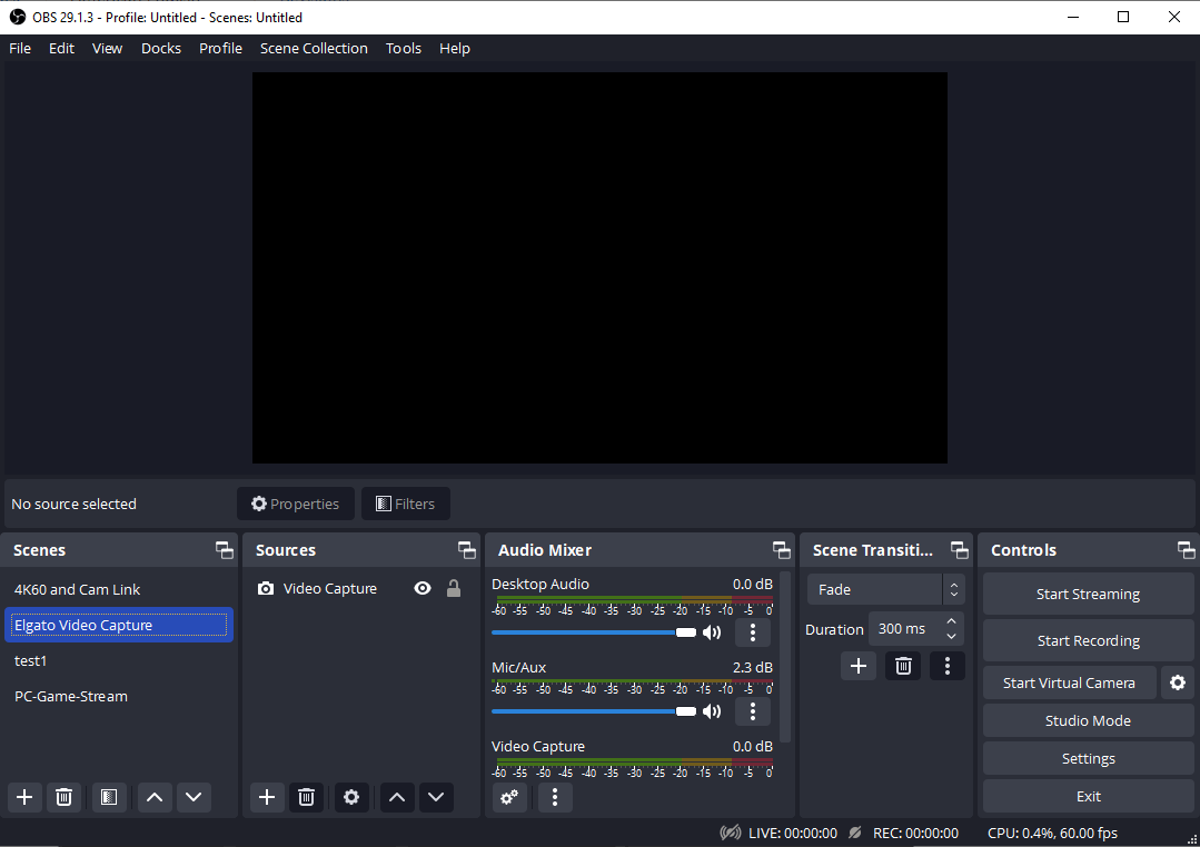 Elgato Video Capture — OBS Studio Setup for Windows 10/11 Elgato