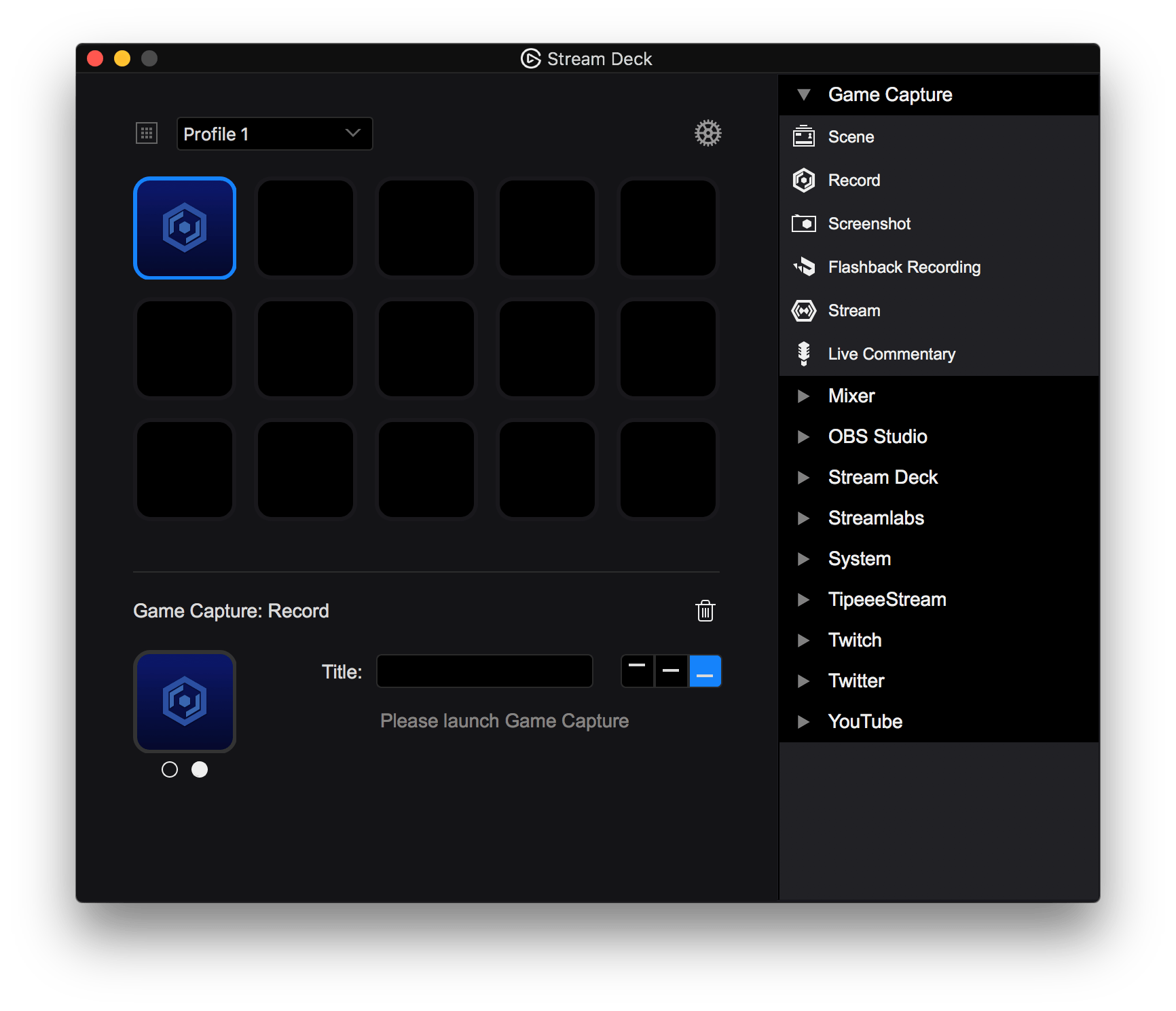 Elgato Stream Deck Game Capture HD integration Elgato