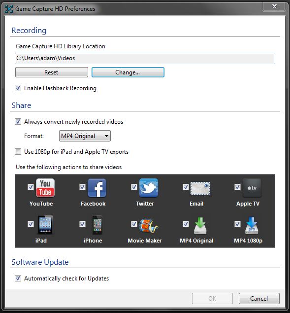 Locating and moving Elgato Game Capture HD recordings – Elgato