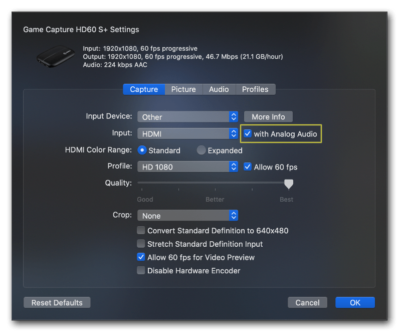 ランキング2022 Elgato Game Capture HD60S asakusa.sub.jp