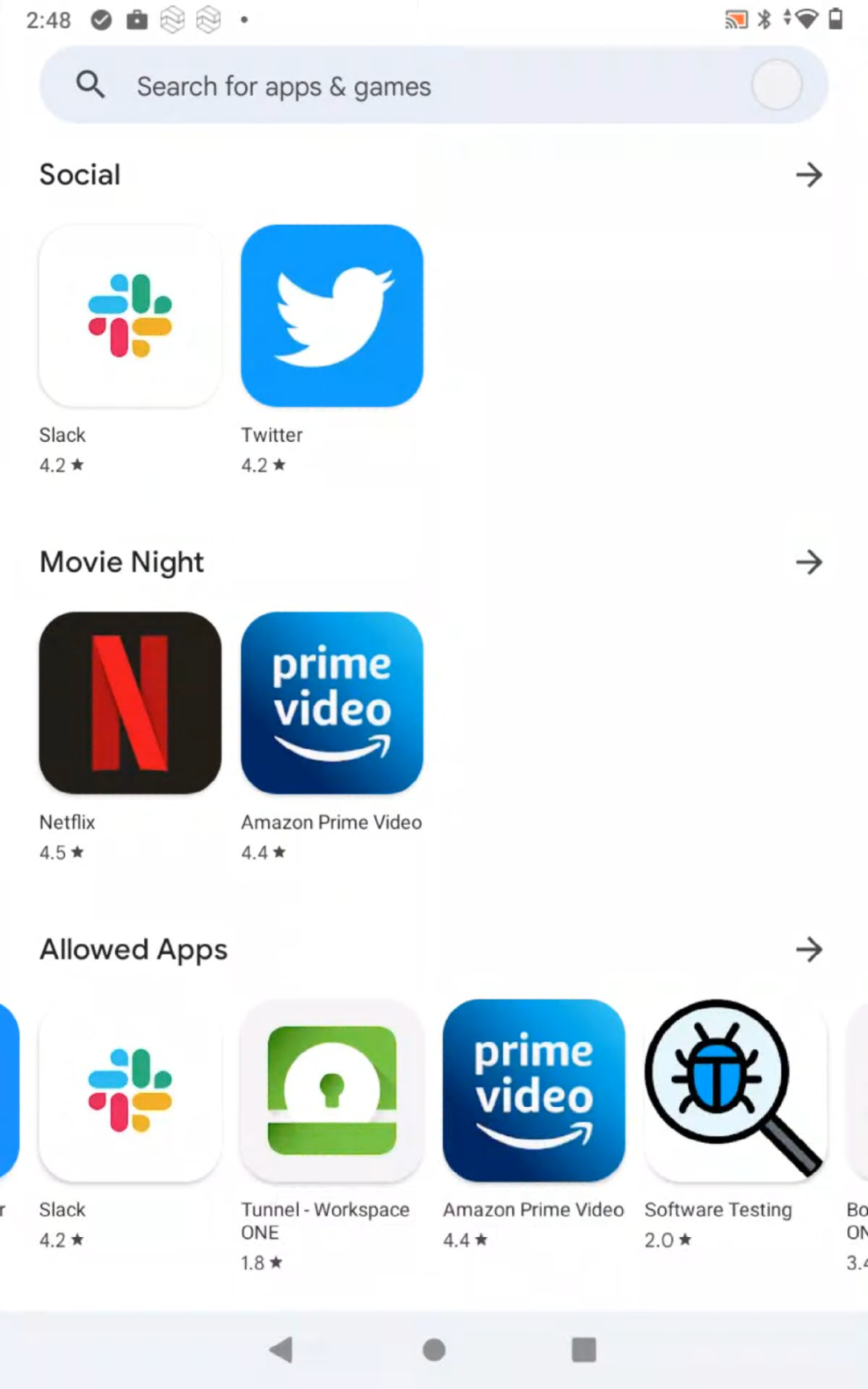 Managing Google Play Store Apps Esper Help