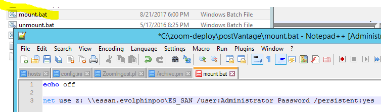 Mounting persistent network share on a Windows Server at startup