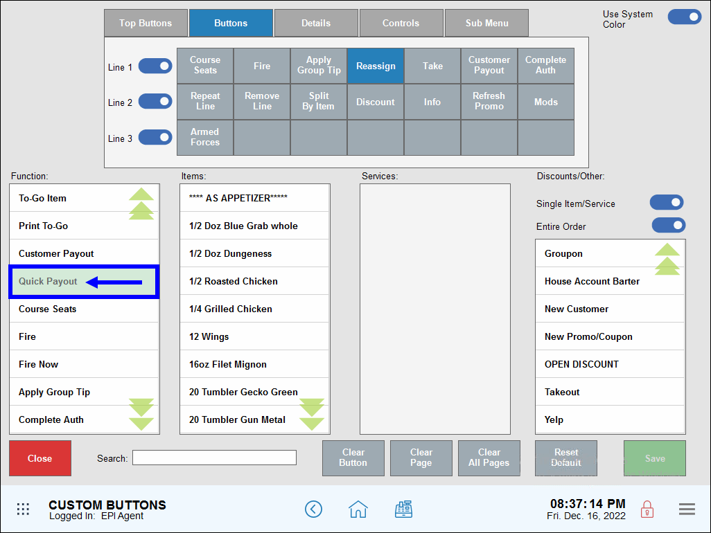 Set Up Quick Payouts Exatouch Knowledge Base