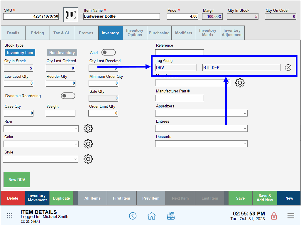 Process Bottle Deposits Exatouch Knowledge Base