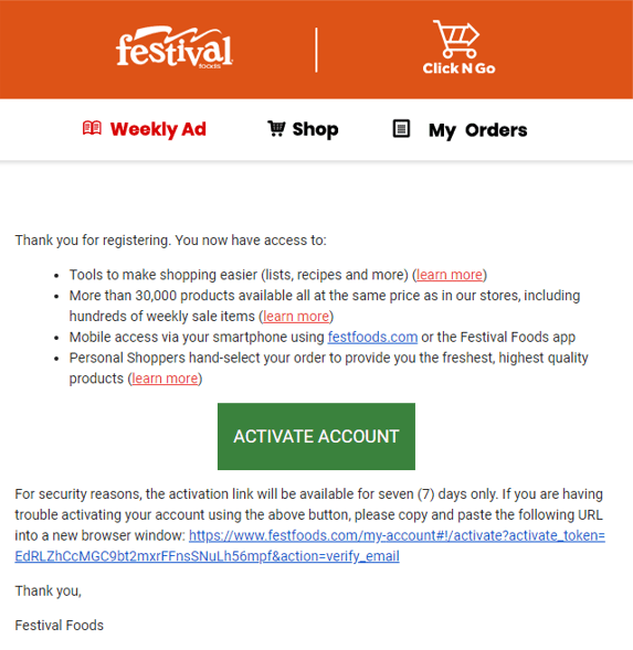 How do I register my gas rewards card online? Festival Foods