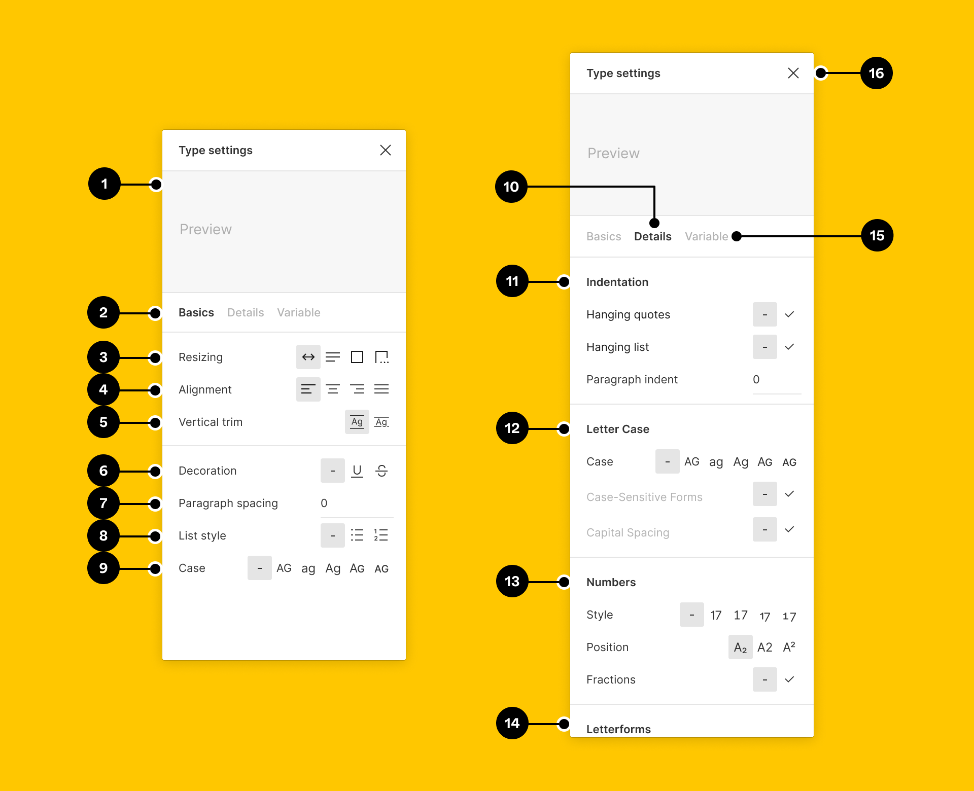 Explore text properties Figma Help Center