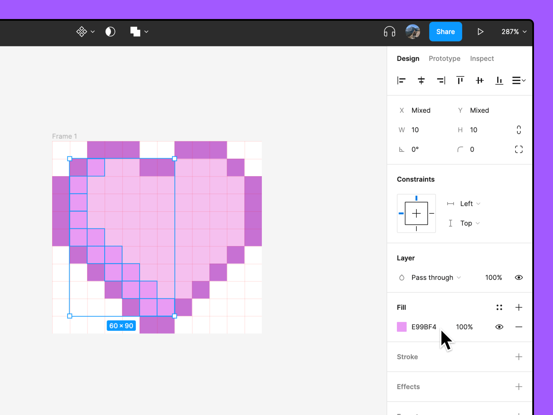 Create pixel art in Figma design Figma Learn Help Center