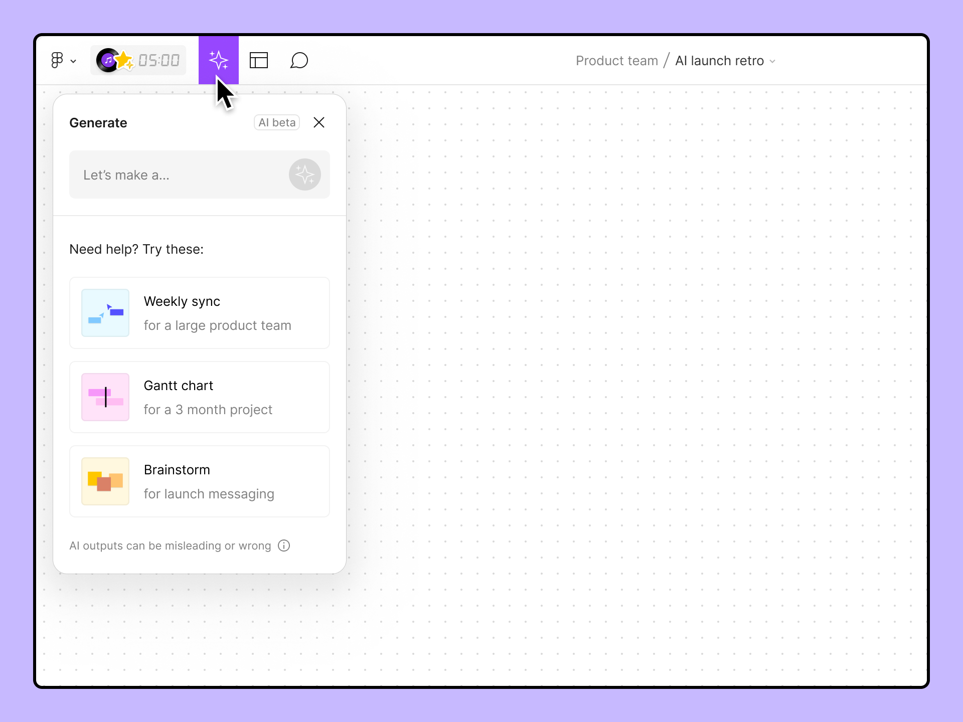 Generate boards and diagrams with FigJam AI – Figma Learn - Help Center