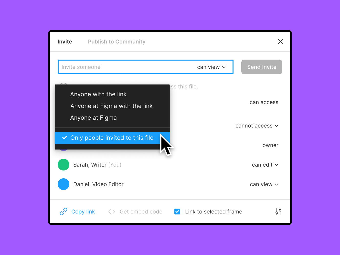 Invite guests to organization resources Figma Help Center