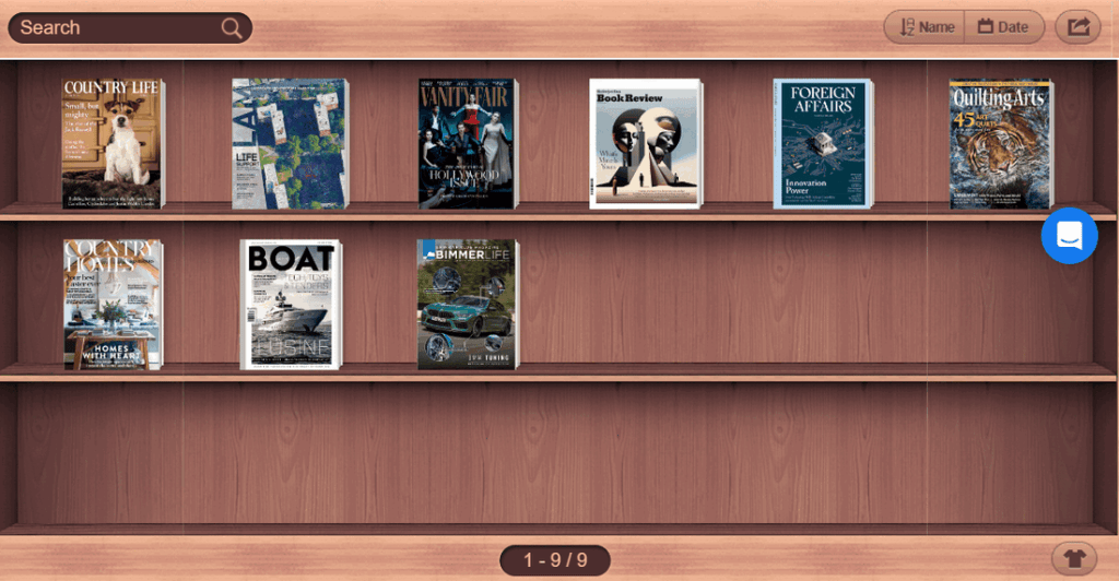 Create a Bookcase FlipHTML5