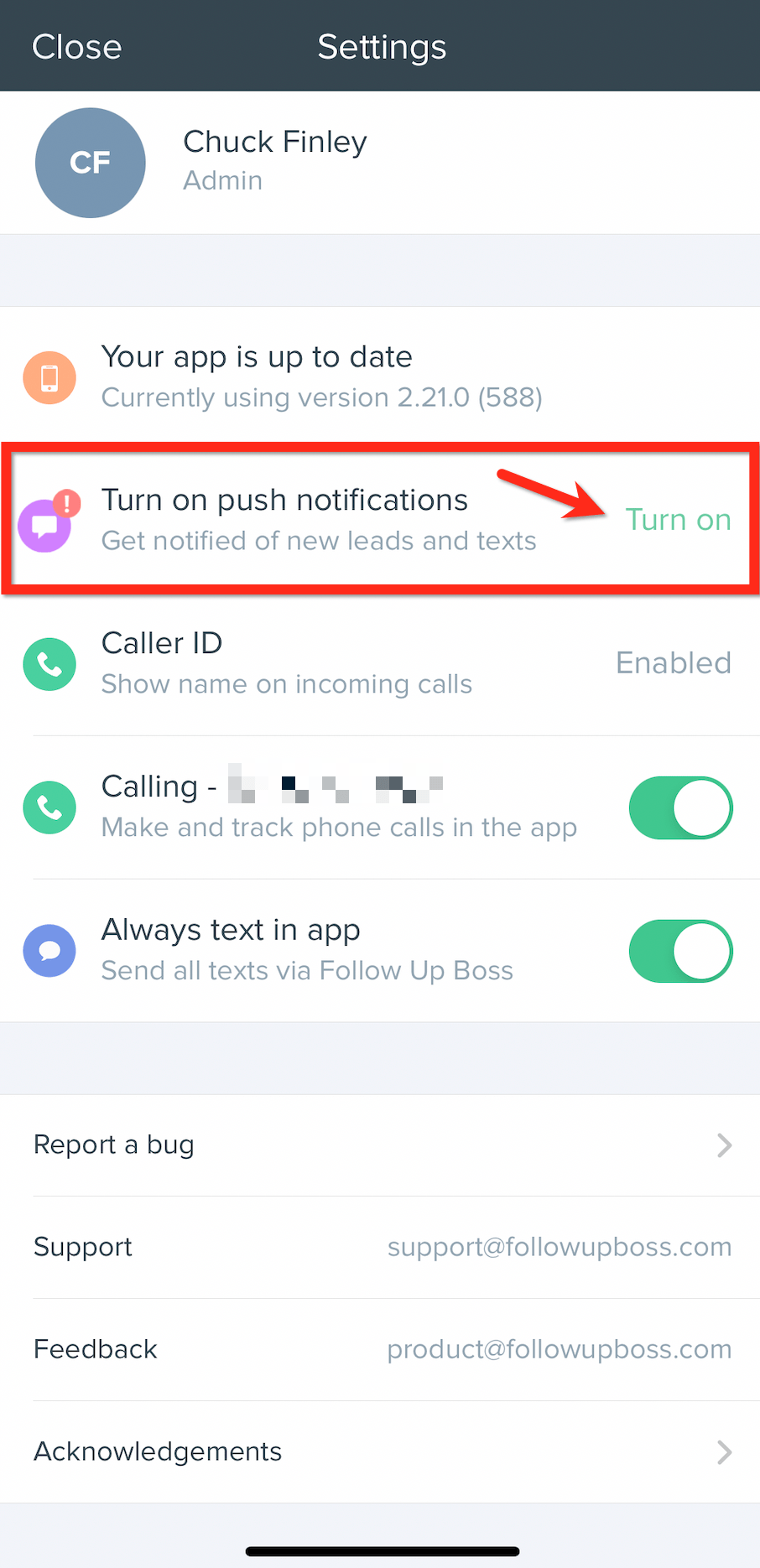 Follow Up Boss App Push Notifications Follow Up Boss Help Center