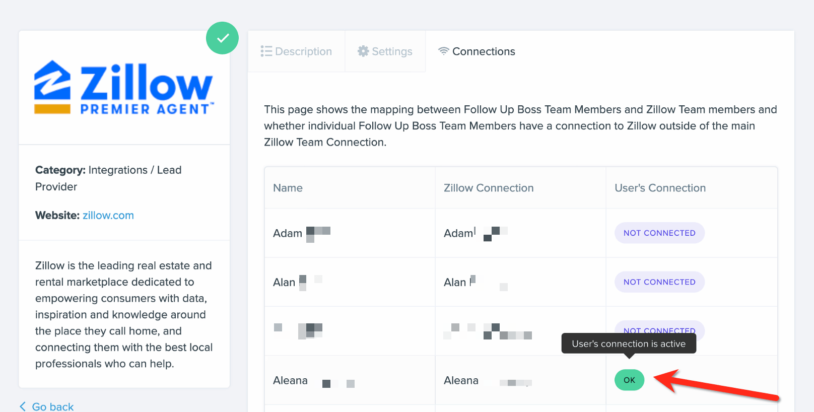 Zillow Two Way Integration Set Up Instructions Follow Up Boss Help