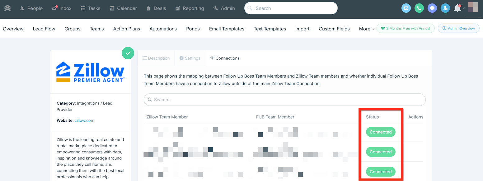 Zillow Two Way Integration Set Up Instructions Follow Up Boss Help