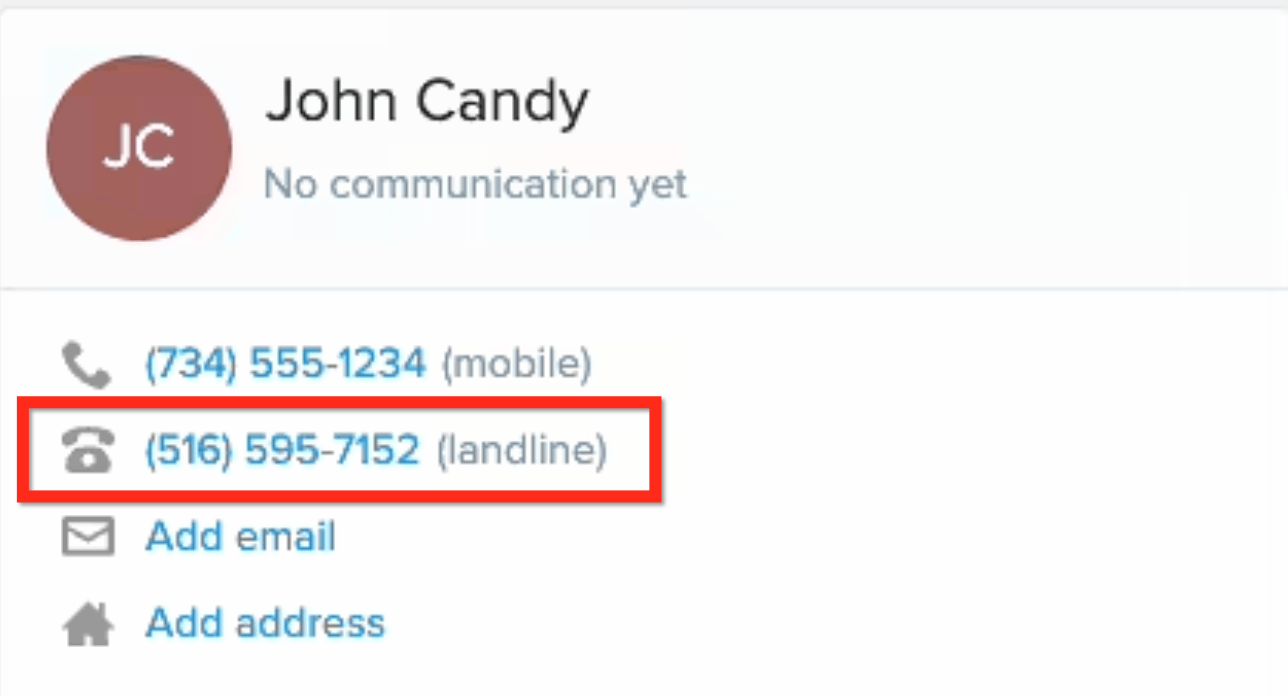 Phone Number Labels Follow Up Boss Help Center