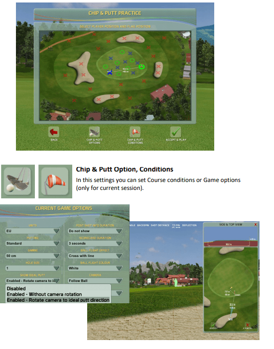 Creative Golf Practice Mode Foresight Sports