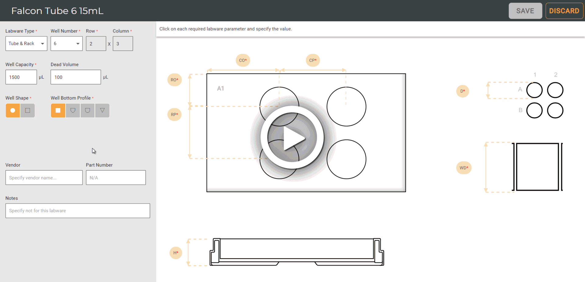 Creating a New Labware