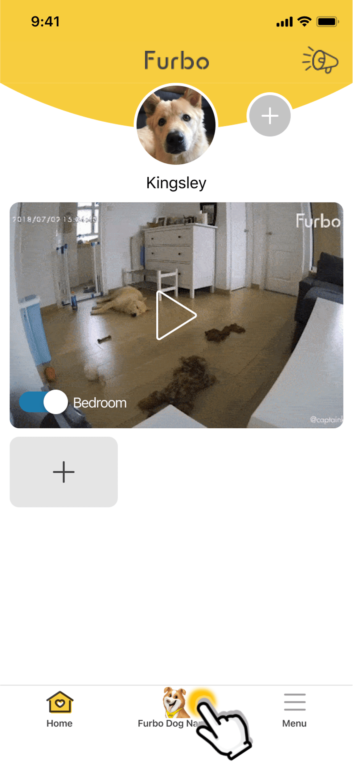 Aktiviere deine kostenlose Testversion der Furbo Dog Nanny Furbo Help