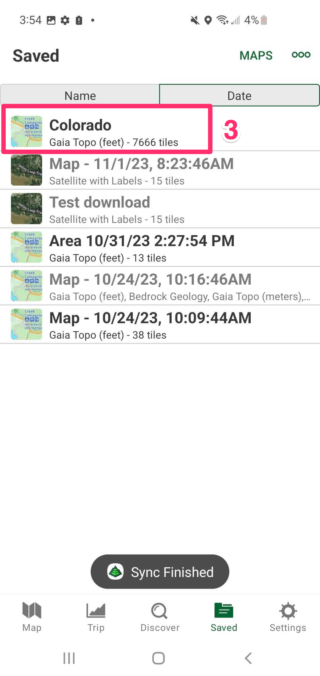 Using Offline Maps on Android Gaia GPS