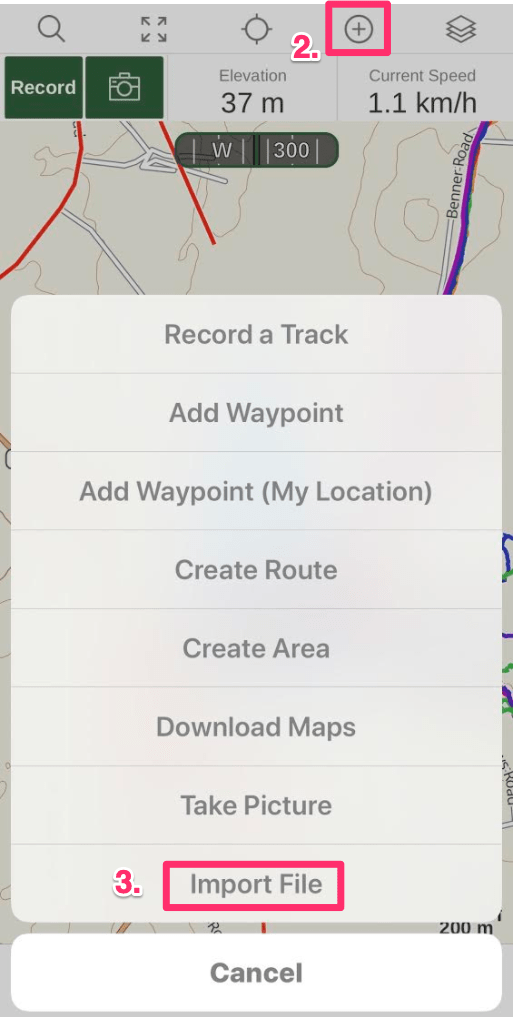 Import GPX and KML files into the iOS app Gaia GPS