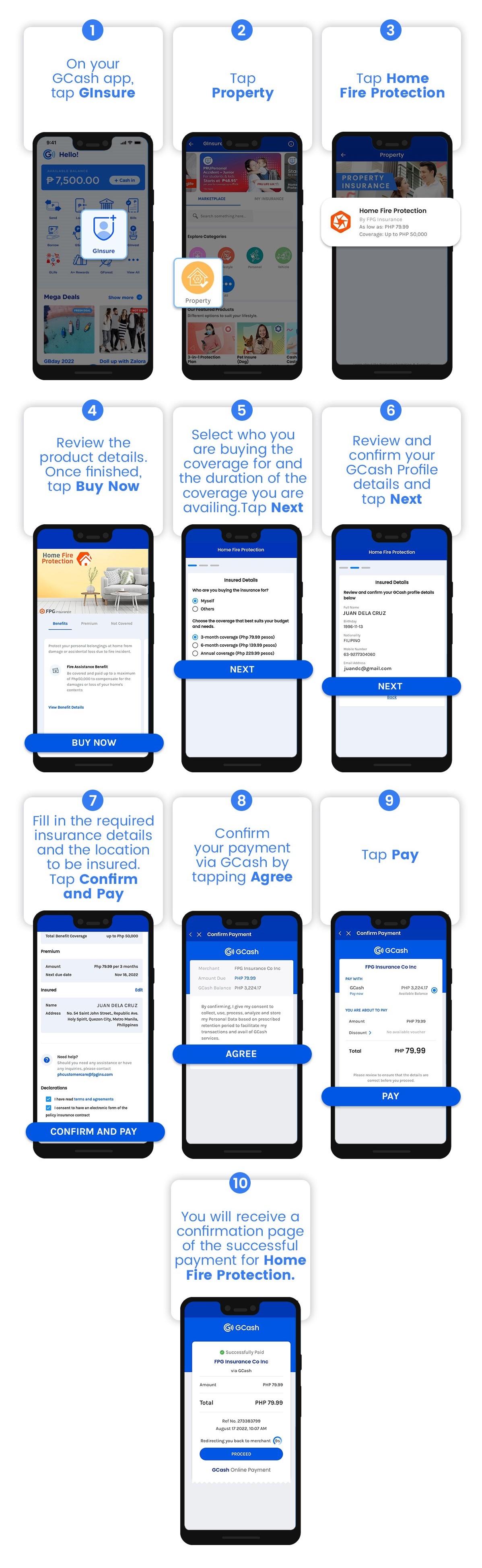 FPG Insurance Home Fire Protection GCash Help Center
