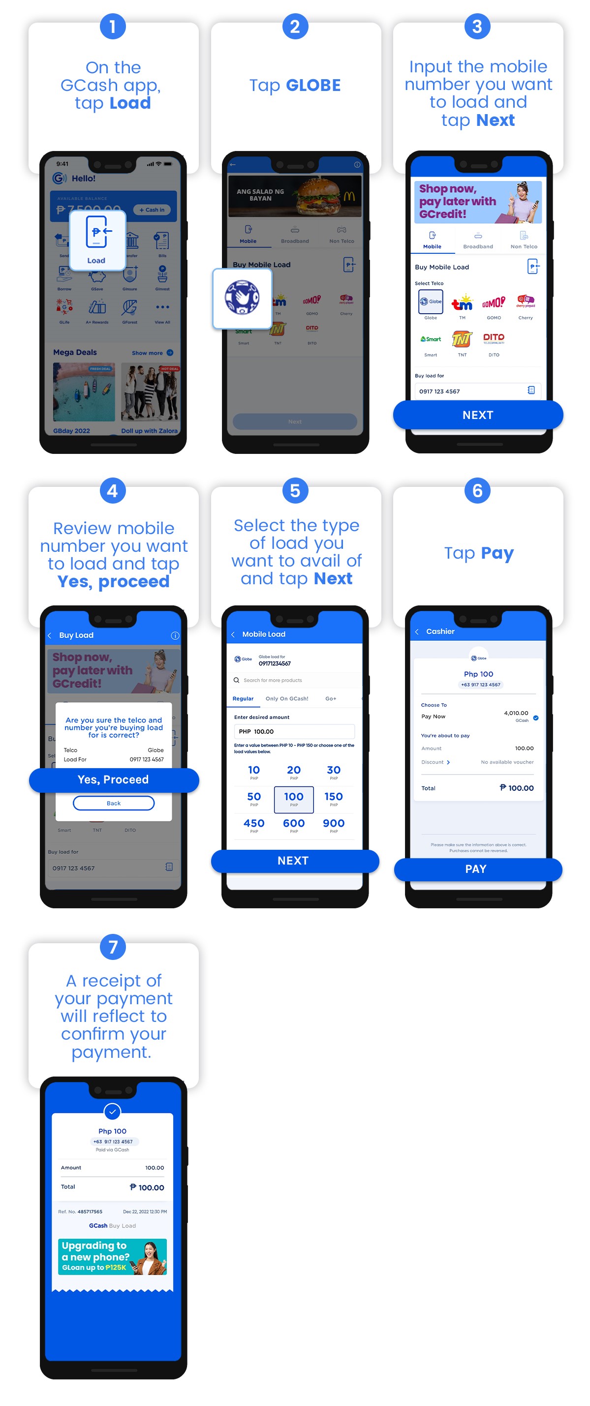 How can I buy Mobile Load? GCash Help Center