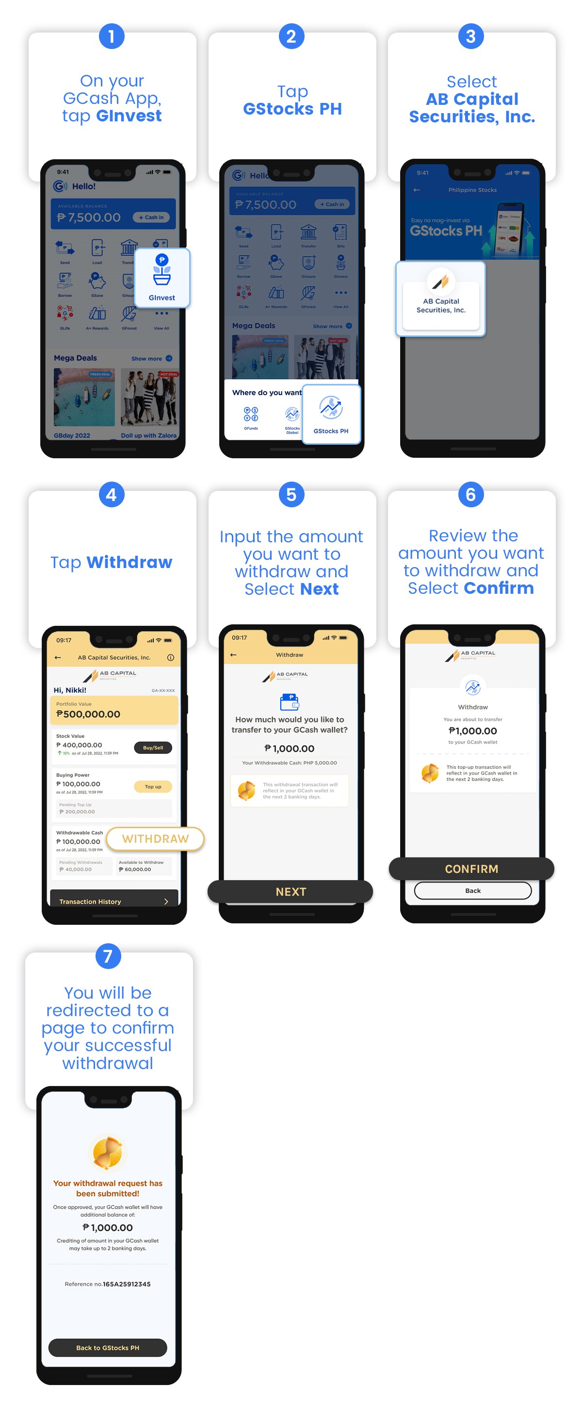Fund your AB Capital Trading Wallet via GStocks PH GCash Help Center