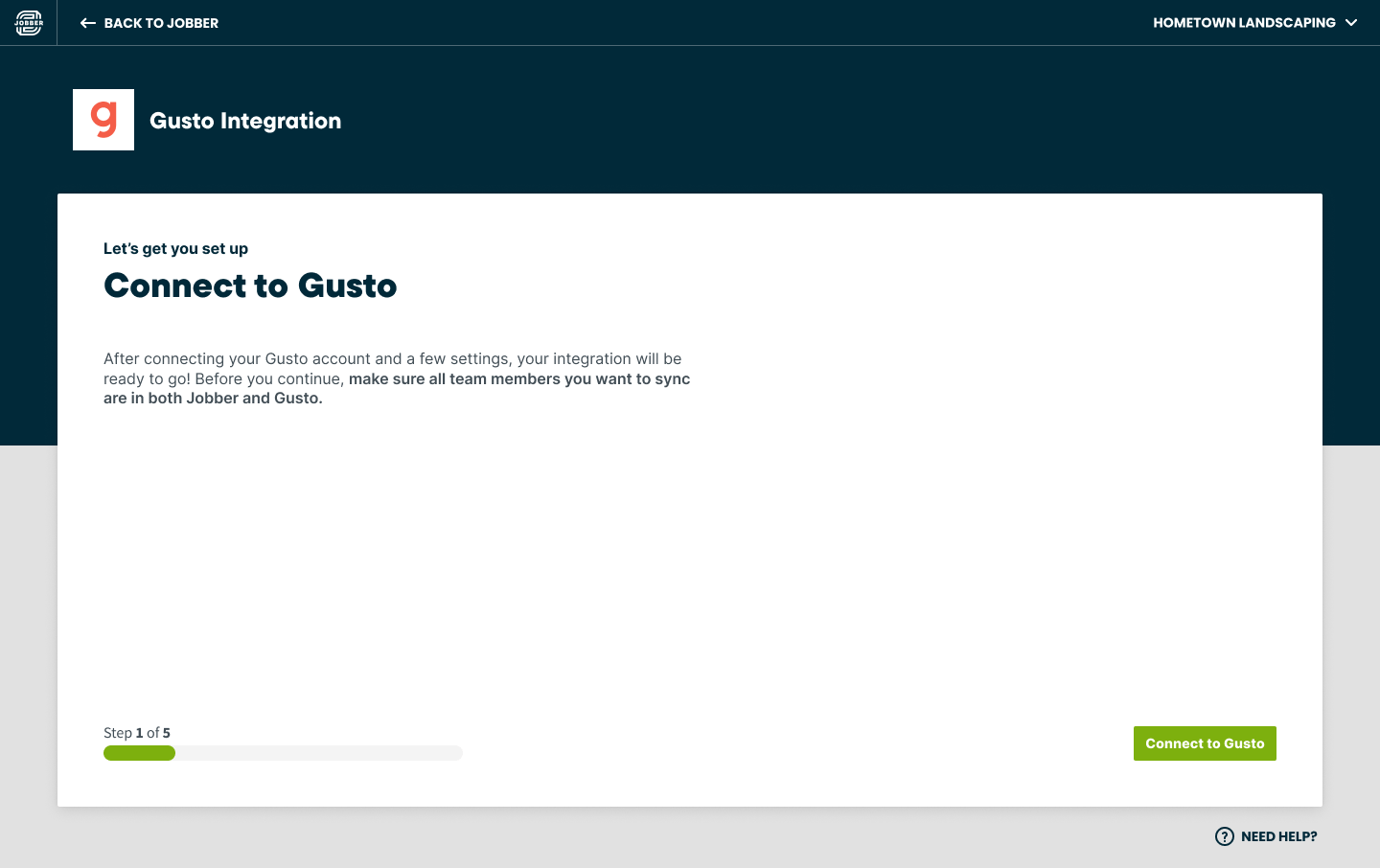 Jobber and Gusto Integration Jobber Help Center