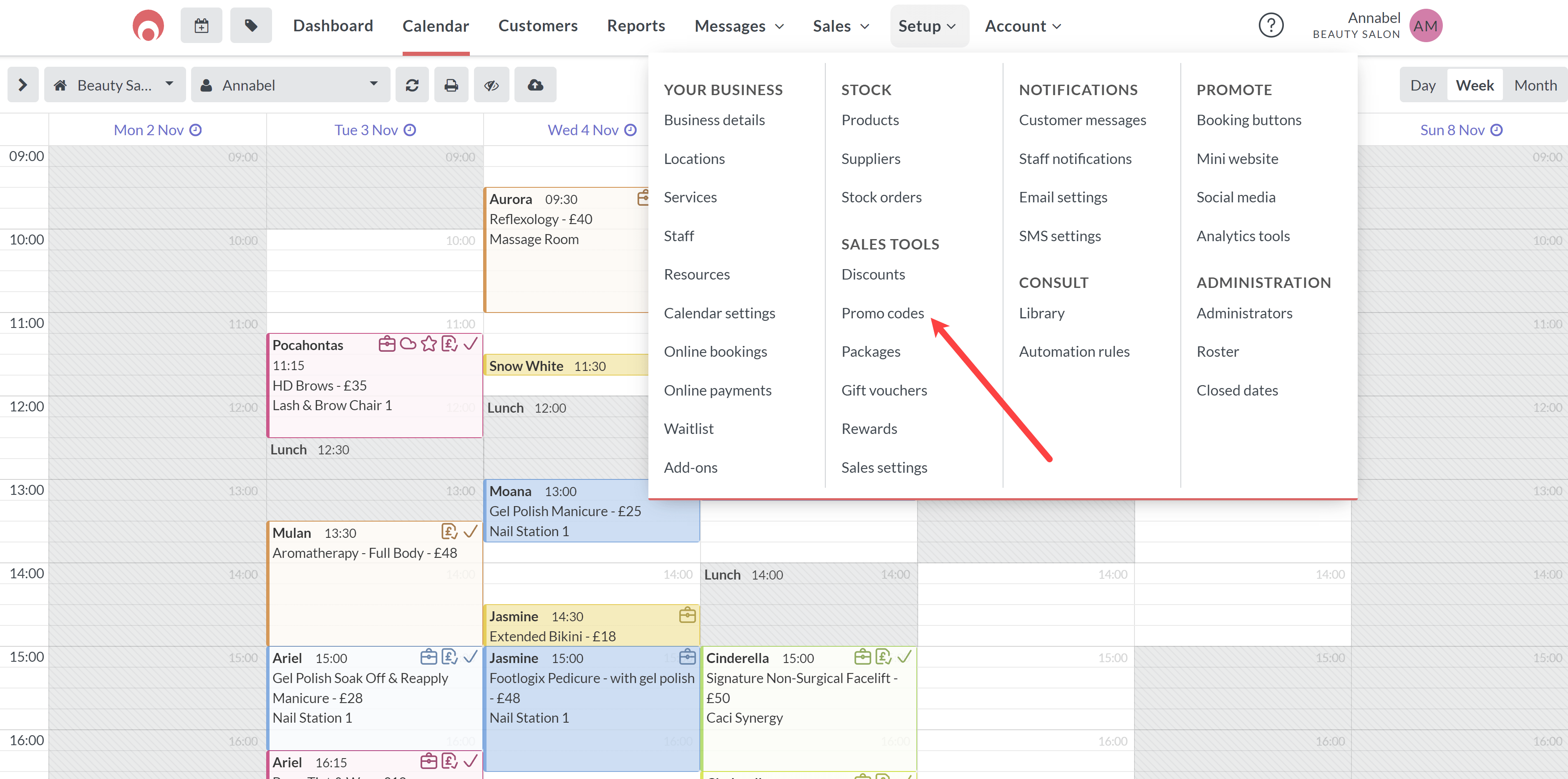 How to create a promo code Timely