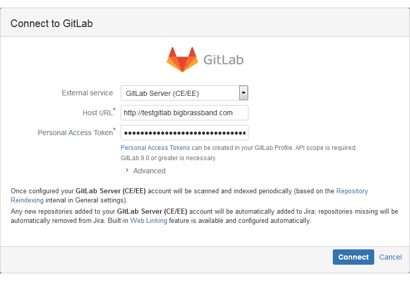 Gitlab CE/EE Git Integration for Jira Self Managed