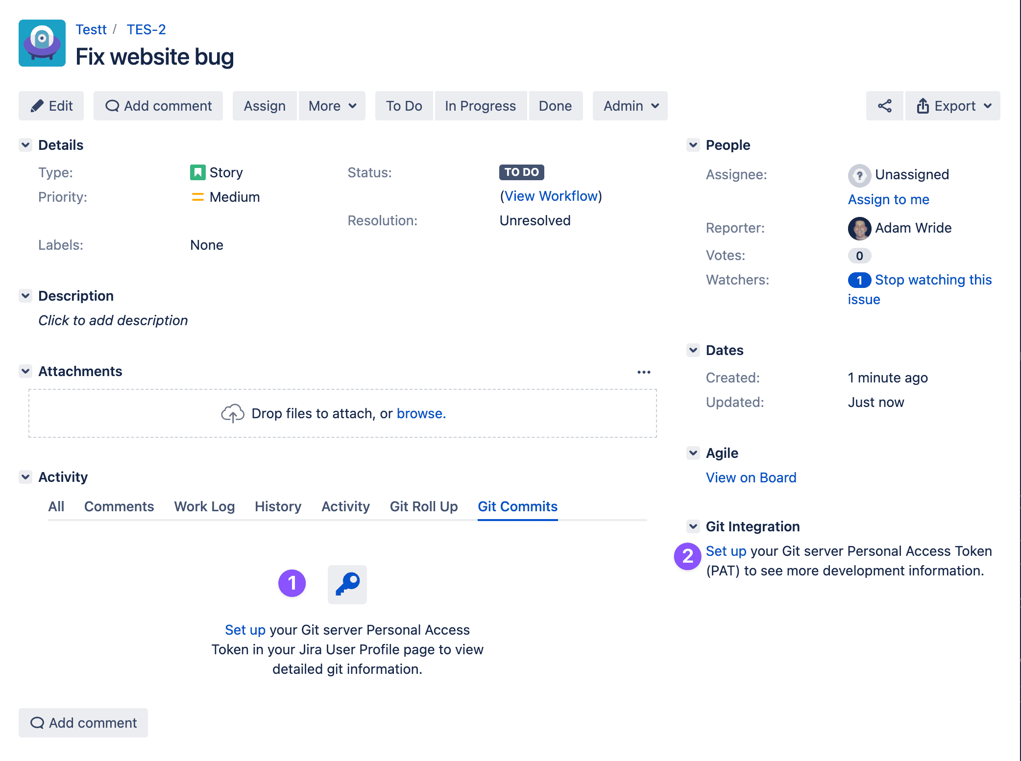 Enforced Git Service Permissions Git Integration for Jira Self Managed