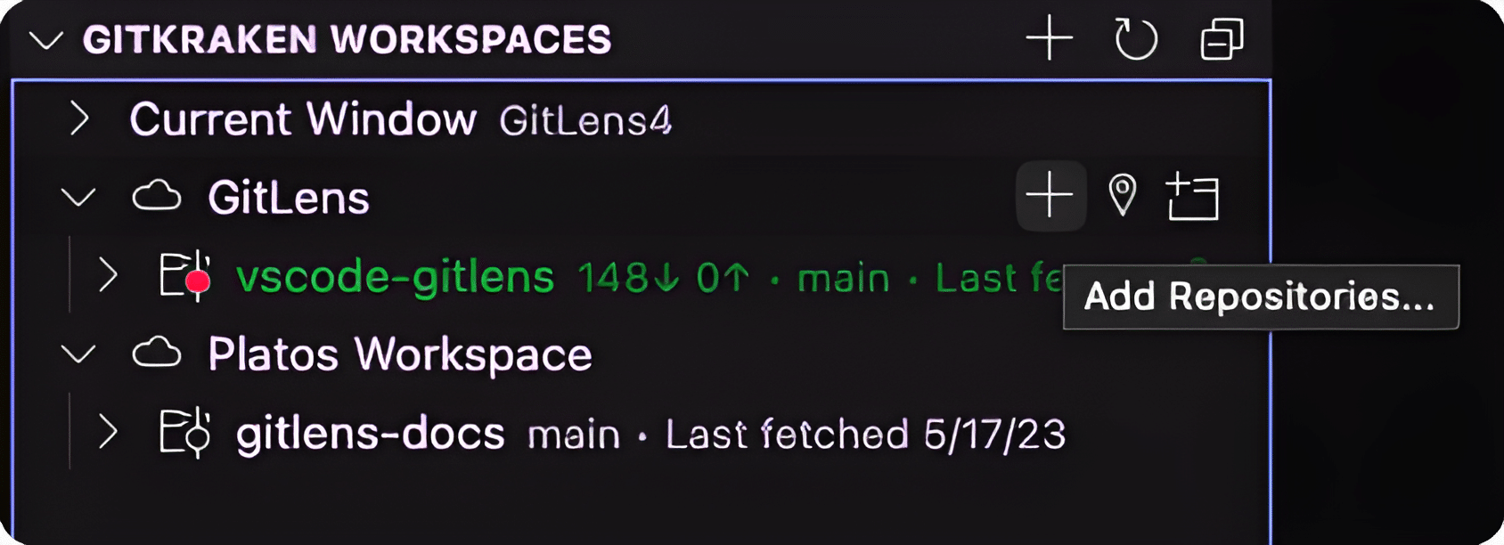 GitLens Side Bar Views GitLens Views and Functionality