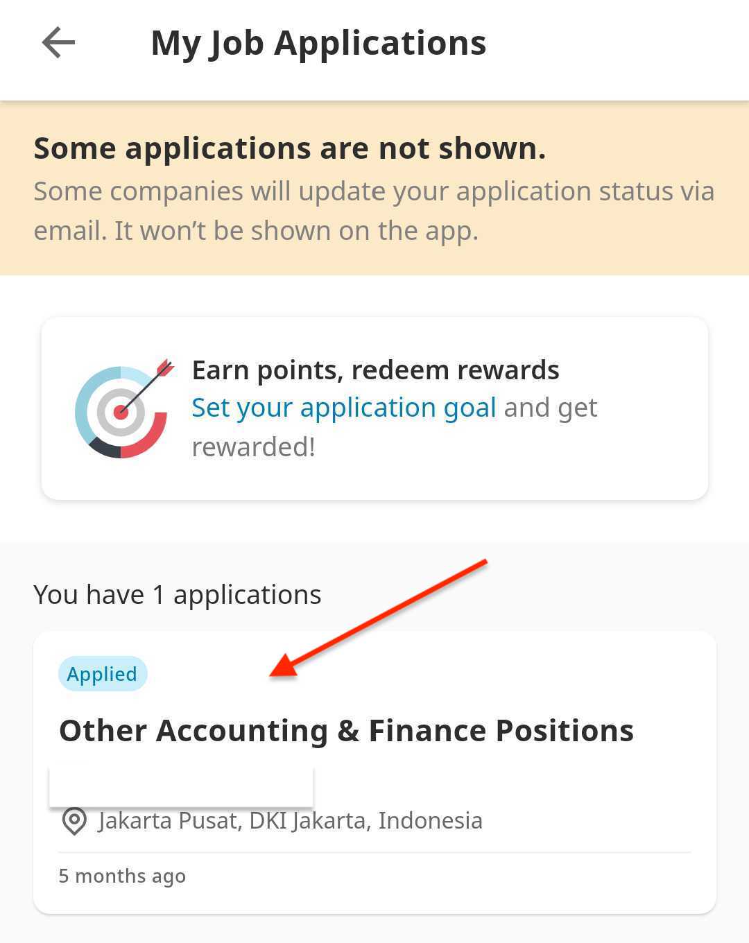Seeing the job application status Glints Help Center