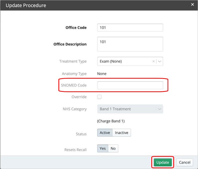 How to Associate SNOMED CT Codes with Procedure Codes Carestream Dental