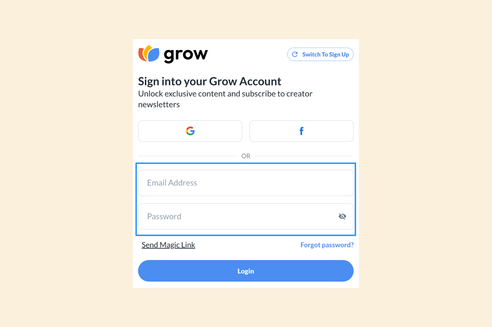 Why isn't the Magic Link Working? – Grow