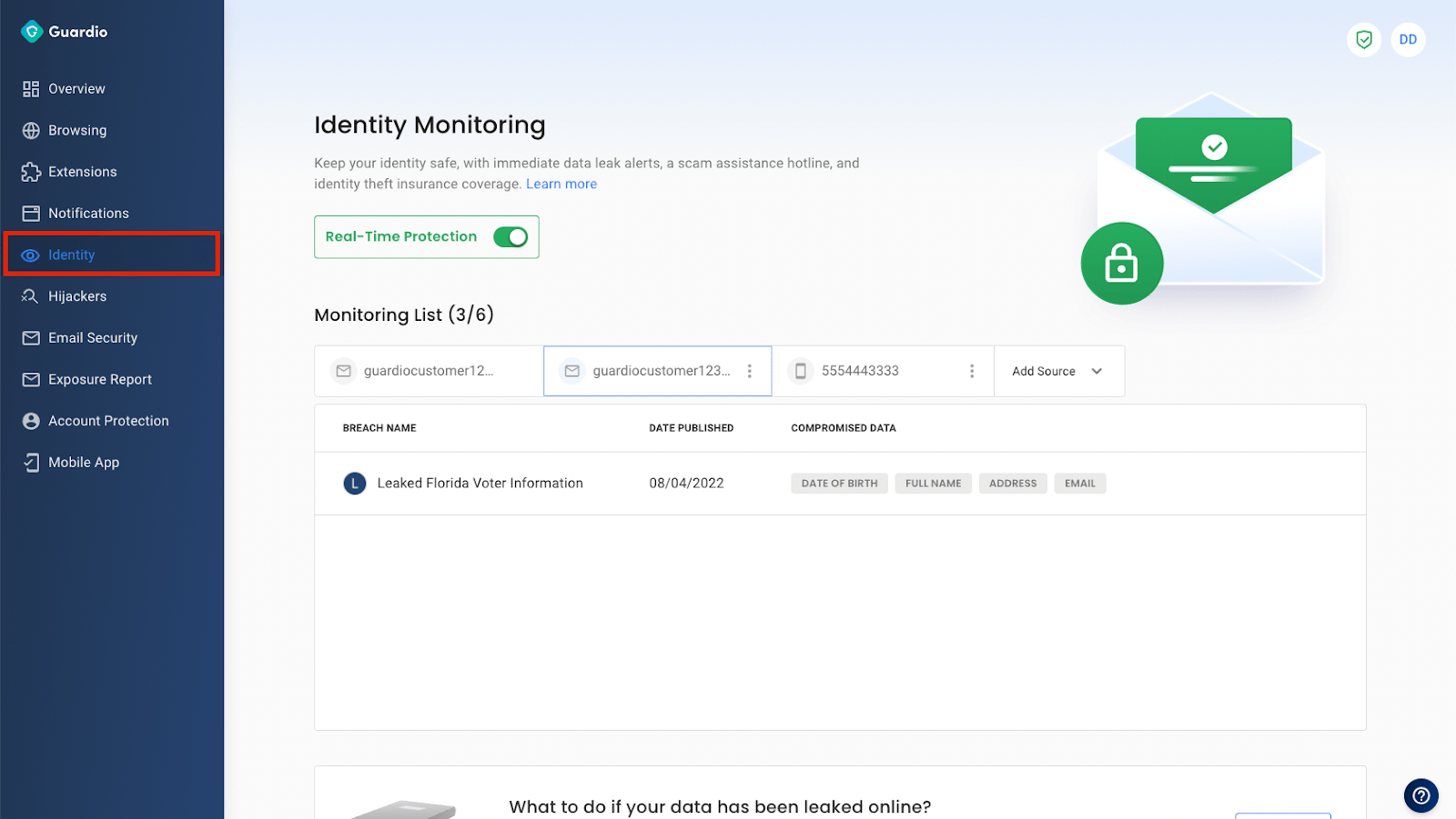 How do I know if my personal data was leaked? – Guardio Help Center