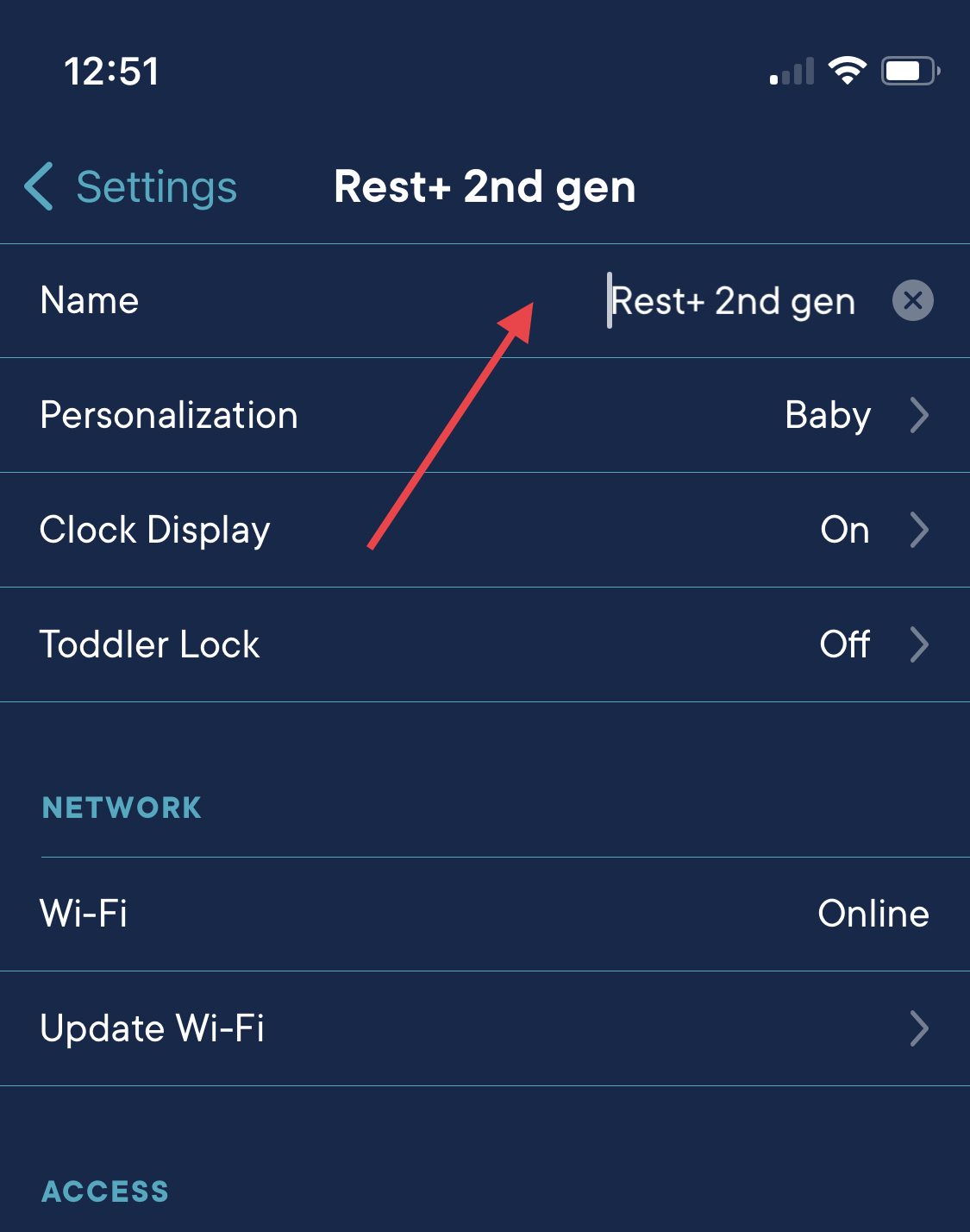Renaming your Rest+ 2nd gen – Hatch Support